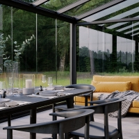 Glasschiebewand